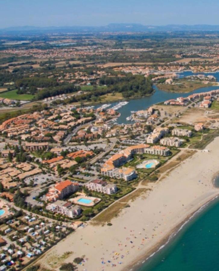 Rez De Jardin + Terrasse Piscine Et Acces Direct Plage Apartment Saint-Cyprien  Exterior foto
